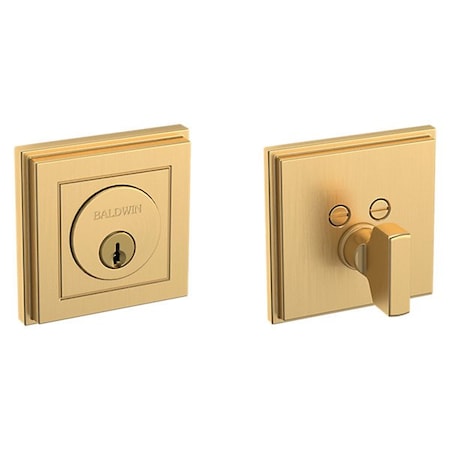 Baldwin Estate Lifetime Satin Brass Deadbolts 8260.044